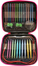 Set Di 13 Ferri Da Maglia Intercambiabili, 2,75 Mm – 10,0 Mm, Con Testa Di Ago, 