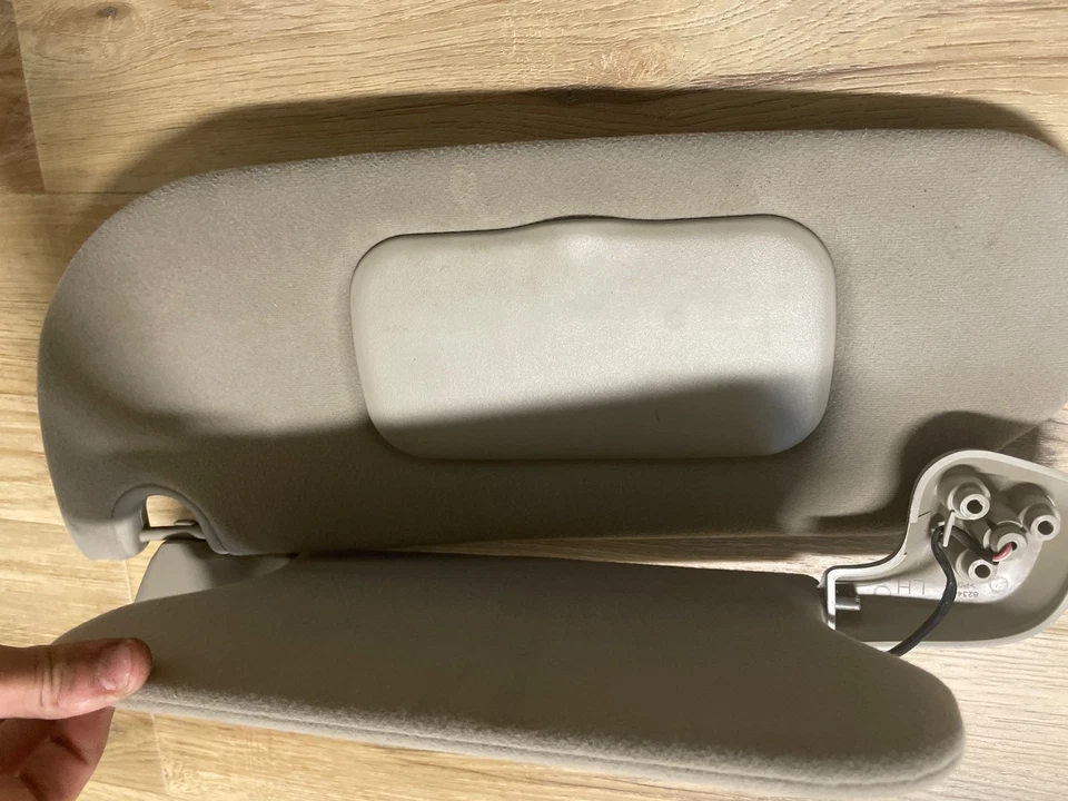 Parasoles laterales Ford Expedition Navigator 2007-2014 beige para conductor y pasajero OEM Foto 4 de 4