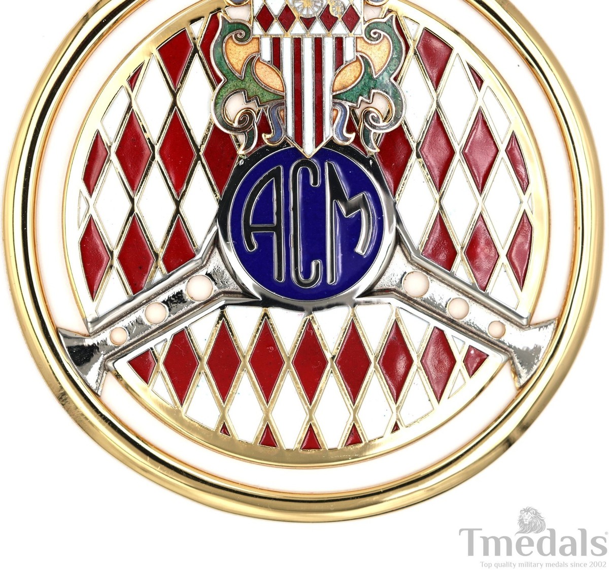 Original ACM GOLD Badge AUTOMOBILE CLUB DE MONACO Grille  display picture 2
