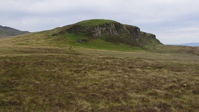 Photo 6x4 Moorland above Holm Fiurnean Between Loch Leathan and the coast c2017