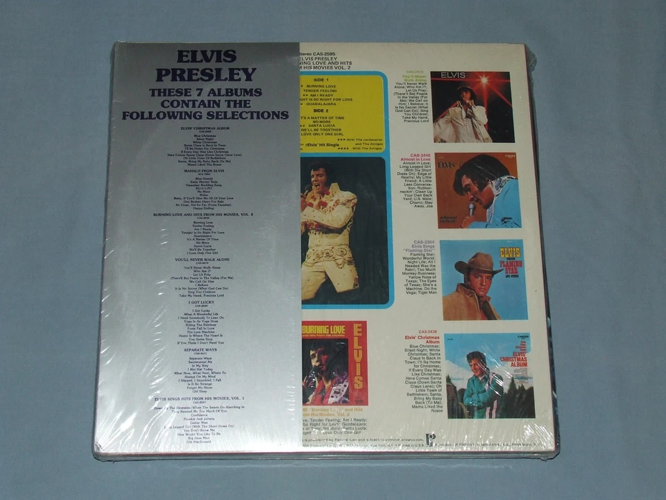 1978 Elvis 7 LP "Pickwick Pack" Factory Sealed W/Band (SO RARE)!!! - Image 3 of 4