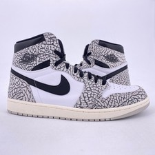 Size 13 - Air Jordan 1 Retro OG High White Cement for sale online