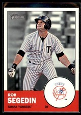 2012 Topps Heritage Minor League Rob Segedin #196 Tampa Yankees