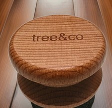 Earth Friendly Design Round Oil and Wax  Applicator for Wood Chopping Boards