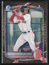 Franklin Arias 2025 Bowman Chrome Reptilian Refractor A #BCP-67 Boston Red Sox