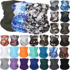 30 PCS Neck Gaiters Scarf Elastic Wrap Headband Sweat Absorbing Bandana