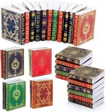 30 Pack 1:12 Scale Miniatures Dollhouse Books,Assorted Timeless Miniatures...