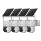 Camoon Solar Security Cameras Outdoor Wireless,4 Cam-Kit,2K Color Night Vision