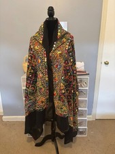 Women's Embroidered Cotton Dupatta Ethnic Indian Scarf