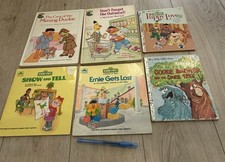  6 Vintage Sesame Street Books