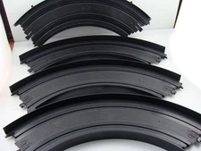 Tyco HO Scale  Slot Car Track  9"  Rad  Walled Curves # B-5891