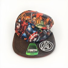 Marvel Avengers Youth Kids SnapBack Hat Hulk Captain America Movie