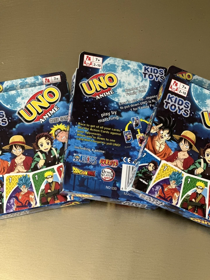 Mattel Anime Uno Card Game - Image 2 of 2