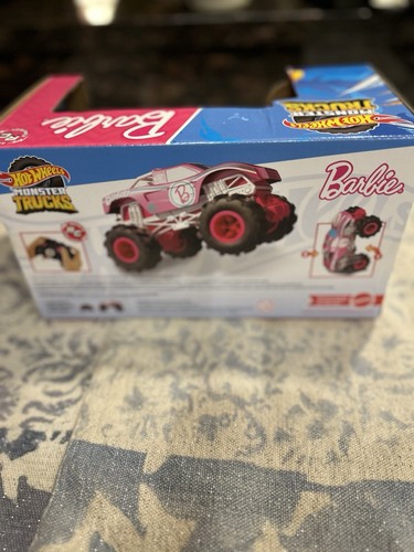 Hot Wheels Barbie Monster Truck RC Battery-Powered Remote Control NIB - Picture 5 of 8