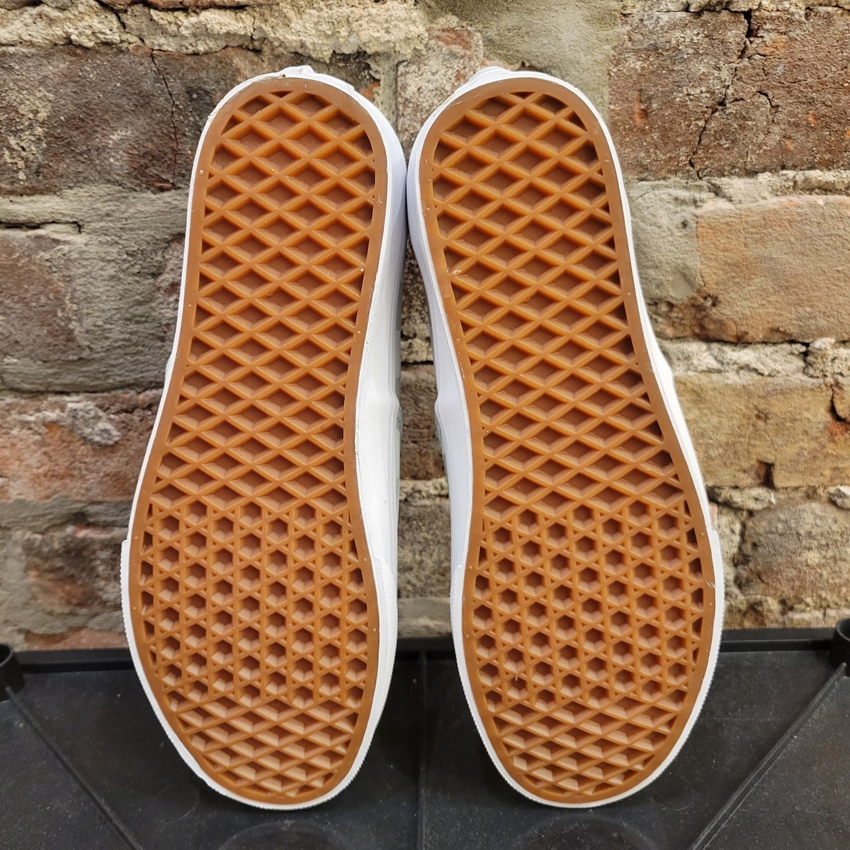 NWB Women Vans Authentic Satin Checkerboard Spa Blue #VN000D6G887