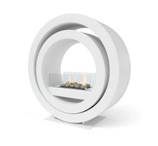 Bioethanol Fireplace - No flue / chimney required Smokeless +4 bottles fuel free