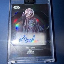2024 Topps Chrome Black Star Wars Harley Durst Moloch Autograph ADS-HD