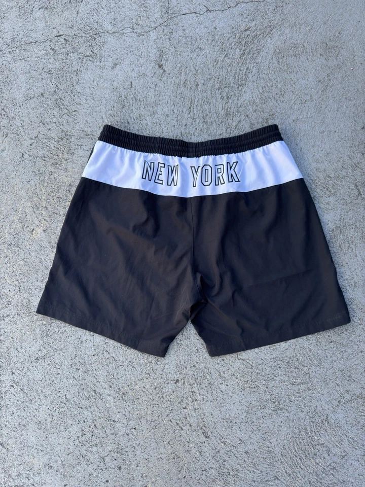 Pantalones Cortos NY Yankees Para Hombre XL Negros Sin Forro Majestic New York Foto 3 de 4