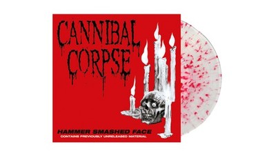 Cannibal Corpse 'Hammer Smashed Face' LP Clear Red Splatter Vinyl - NEW & SEALED