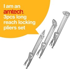 Vice/Mole Grips Extra Long Reach. Locking Vice Grip Plier Wrenches 15" long UK