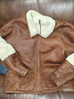 Vintage Limited Rare Pelle Pelle Marc Buchanan Shearling Jacket Leather Size 48 