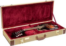 Rectangular Wooden Case fits F-Style Mandolin-Vinyl Tweed CRW620MFTW-R