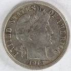 VF 1912 S Barber Dime