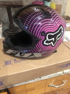 fox shaped motorcycle helmet Racing Adjustable visor with breakaway side screws New 2025 Fox Racing V1