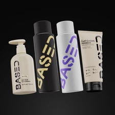 BASED Curl Cream | Instant Definition & Hydration | Simple, Effective, BASED.