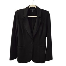 White House Black Market One Button Blazer Jacket Size 4