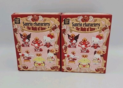 Lot of 2 Sanrio Character Night of Rose Blind Box Figure Top Toy Hello Kitty NEW