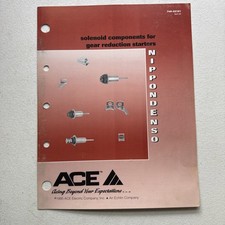 1995 Ace Electric Co Solenoid Components For Gear Reduction Starters Nippondenso