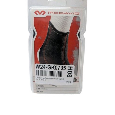 McDavid Fußgelenkbandage 431R Sprunggelenk Bandage Schwarz Neu Gr.S