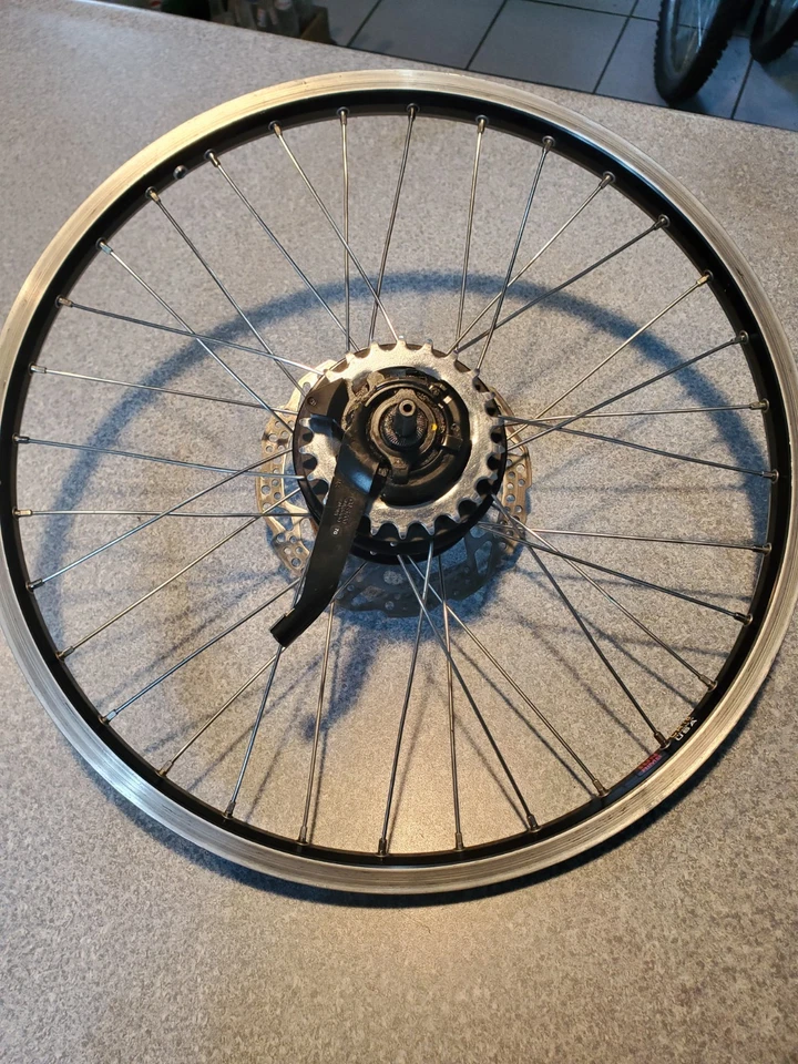 禧玛诺 Alfine 11 速轮毂带刹车盘、车轮和接头单元 — 第 2/4 张图片