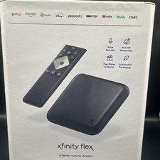 Xfinity Flex 4K Ultra HD Streaming TV Box with Voice Remote New Sealed Box 