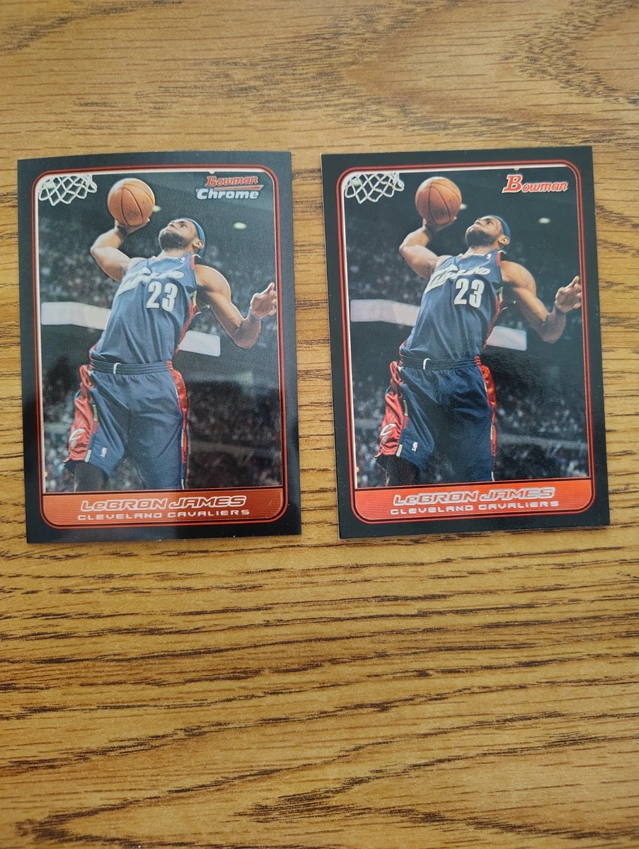 Bowman LeBron James Basketball Cleveland Cavaliers Sports Trading