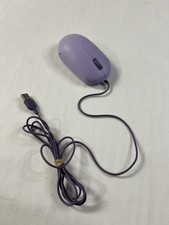 Onn. USB Optical Ambidextrous Mouse Wired Purple Optical 3 Buttons Scroll Wheel