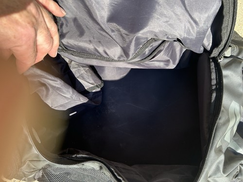Zaino Easton Reflex NERO borsa attrezzatura baseball softball USATO decente - Foto 10 di 11
