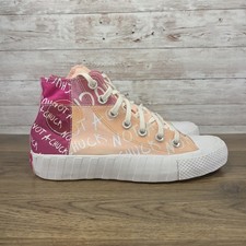 Converse High Girls 'Not a Chuck' Storm Pink Sneakers Size 5y
