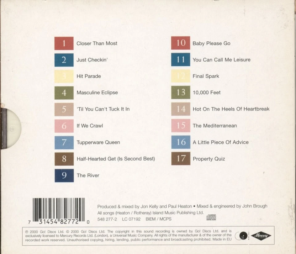 Beautiful South Painting It Red CD Europa Mercury 2000 Mit Booklet Mit Äußeren - Bild 2 von 3