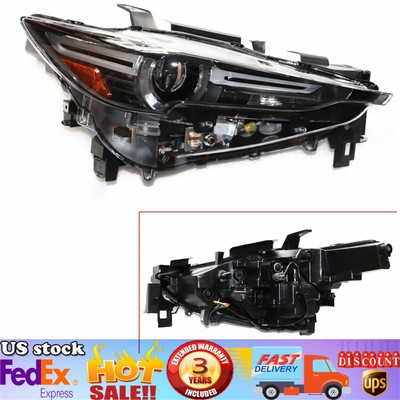 Right Passenger Side Full LED W/AFS Projector Headlight For Mazda CX-5 2017-2020