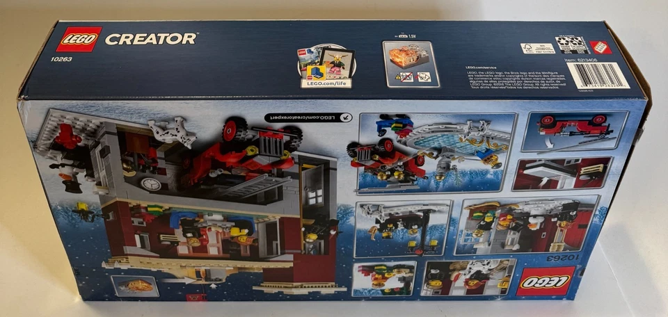 new LEGO CREATOR Winter Village Fire Station 10263 Sealed house ladder truck set - Image 4 of 4