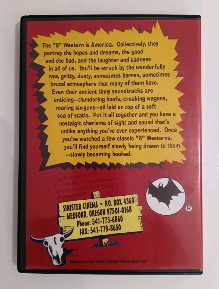 MAN FROM CHEYENNE (1942) Western B-Movie DVD-R Sinister Cinema REGION 1 - Image 3 of 3