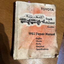 1985 Toyota Truck 4Runner OEM Factory Repair Service Manual 22R 22RE 36246A