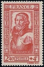 France num Yvert 590 ** MNH Seigneur de Baillard Année 1943