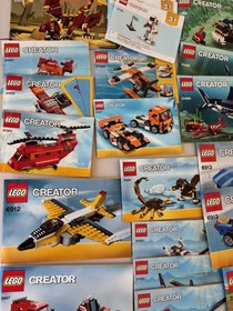 LEGO CREATOR INSTRUCTION BOOK MANUAL ONLY LOT 31012 4894 31066 6913 31006 31058