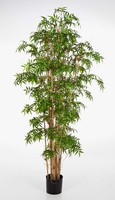Artplants KüNstlicher Japanischer Pfeilbambus Kaito, GrüN, 230Cm