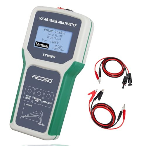 1800W Solar Panel Tester Photovoltaic Multimeter, Troubleshooting Tool with - Picture 2 of 7
