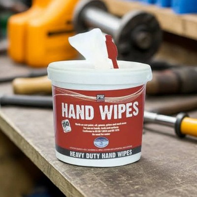 Hand Wipes (150 Tücher) Reinigungstücher Öl Farbe Silikon