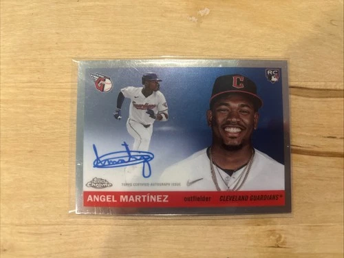 Angel Martinez 2025 Topps Chrome Angel Martinez Auto